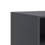 Mueble para TV de acero gris antracita 67x39x44 cm de vidaXL, Muebles TV - Ref: Foro24-841743, Precio: 95,82 €, Descuento: %