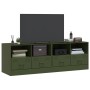 TV furniture 2 units olive green steel 67x39x44 cm by vidaXL, TV Furniture - Ref: Foro24-841748, Price: 171,99 €, Discount: %