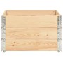 Pallet box collar 3 pcs solid pine wood 100x100 cm by vidaXL, Loading platforms and pallets - Ref: Foro24-310057, Price: 116,...