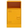 Mesita de noche acero amarillo mostaza 34,5x39x62 cm de vidaXL, Mesitas de noche - Ref: Foro24-841769, Precio: 71,77 €, Descu...