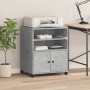 Printer stand with wheels concrete gray 60x48x74 cm by vidaXL, Printer supports - Ref: Foro24-840635, Price: 86,36 €, Discoun...