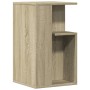 Mesa auxiliar madera de ingeniería roble Sonoma 35x35x60 cm de vidaXL, Mesas de centro - Ref: Foro24-840739, Precio: 44,49 €,...