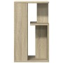 Mesa auxiliar madera de ingeniería roble Sonoma 35x35x60 cm de vidaXL, Mesas de centro - Ref: Foro24-840739, Precio: 44,49 €,...