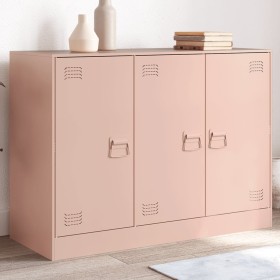 Pink steel sideboard 99x39x73 cm by vidaXL, Sideboards - Ref: Foro24-841722, Price: 181,09 €, Discount: %