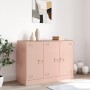 Pink steel sideboard 99x39x73 cm by vidaXL, Sideboards - Ref: Foro24-841722, Price: 173,39 €, Discount: %