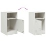 Mesitas de noche 2 unidades acero blanco 34,5x39x62 cm de vidaXL, Mesitas de noche - Ref: Foro24-841774, Precio: 125,99 €, De...