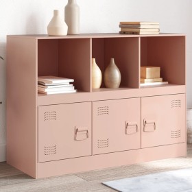 Pink steel sideboard 99x39x73 cm by vidaXL, Sideboards - Ref: Foro24-841788, Price: 147,99 €, Discount: %