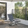 Geometric lounger with black and gray steel cushion by vidaXL, Loungers - Ref: Foro24-3213547, Price: 127,80 €, Discount: %