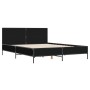 Estructura de cama madera de ingeniería y metal negro 160x200cm de vidaXL, Camas y somieres - Ref: Foro24-3280007, Precio: 17...