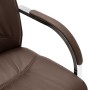 Brown synthetic leather cantilever office chair by vidaXL, Office chairs - Ref: Foro24-289343, Price: 106,54 €, Discount: %