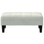 Reposapiés de terciopelo gris claro 77x55x31 cm de vidaXL, Otomanas - Ref: Foro24-4007366, Precio: 80,44 €, Descuento: %