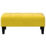 Reposapiés de terciopelo amarillo 77x55x31 cm de vidaXL, Otomanas - Ref: Foro24-4007370, Precio: 77,97 €, Descuento: %