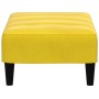 Reposapiés de terciopelo amarillo 77x55x31 cm de vidaXL, Otomanas - Ref: Foro24-4007370, Precio: 77,97 €, Descuento: %