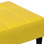 Reposapiés de terciopelo amarillo 77x55x31 cm de vidaXL, Otomanas - Ref: Foro24-4007370, Precio: 77,97 €, Descuento: %