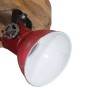 Abgenutzte rote Deckenleuchte 25 W E27 35x35x25 cm von vidaXL, Lampen - Ref: Foro24-371828, Preis: 98,99 €, Rabatt: %