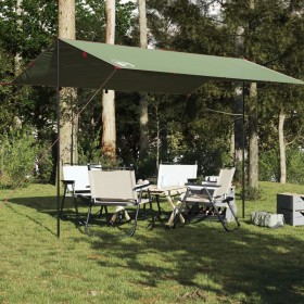 Green waterproof camping tarp 400x294 cm by vidaXL, tents - Ref: Foro24-94661, Price: 35,13 €, Discount: %