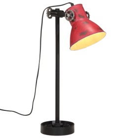 Abgenutzte rote Schreibtischlampe 25 W E27 15x15x55 cm von vidaXL, Lampen - Ref: Foro24-371854, Preis: 66,99 €, Rabatt: %