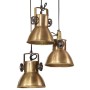 Vintage brass ceiling lamp 25 W E27 30x30x100 cm by vidaXL, Lamps - Ref: Foro24-371856, Price: 83,01 €, Discount: %