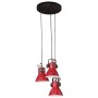 Worn red ceiling lamp 25 W E27 30x30x100 cm by vidaXL, Lamps - Ref: Foro24-371861, Price: 76,47 €, Discount: %