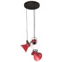 Worn red ceiling lamp 25 W E27 30x30x100 cm by vidaXL, Lamps - Ref: Foro24-371861, Price: 76,47 €, Discount: %