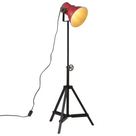 Worn red floor lamp 25 W E27 35x35x65/95 cm by vidaXL, Lamps - Ref: Foro24-371875, Price: 68,99 €, Discount: %