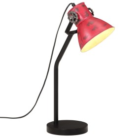 Abgenutzte rote Schreibtischlampe 25 W E27 17x17x60 cm von vidaXL, Lampen - Ref: Foro24-371889, Preis: 68,99 €, Rabatt: %