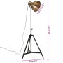 Vintage brass desk lamp 25 W E27 61x61x90/150 cm by vidaXL, Lamps - Ref: Foro24-371863, Price: 128,83 €, Discount: %