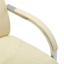 Silla de oficina voladiza de cuero sintético crema de vidaXL, Sillas de oficina - Ref: Foro24-289344, Precio: 138,04 €, Descu...