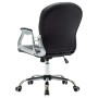 Silla de oficina giratoria de cuero sintético negro de vidaXL, Sillas de oficina - Ref: Foro24-289363, Precio: 130,98 €, Desc...