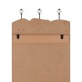 Wall coat rack with 6 hooks 120x40 cm by vidaXL, Hat and coat racks - Ref: Foro24-245851, Price: 48,88 €, Discount: %