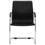 Silla de oficina voladiza de cuero sintético negra de vidaXL, Sillas de oficina - Ref: Foro24-289355, Precio: 99,99 €, Descue...