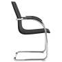 Silla de oficina voladiza de cuero sintético negra de vidaXL, Sillas de oficina - Ref: Foro24-289355, Precio: 99,99 €, Descue...