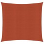 Square HDPE terracotta shade sail 160 g/m² 2.5x2.5 m by vidaXL, Umbrellas - Ref: Foro24-311328, Price: 23,04 €, Discount: %