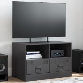 Black steel TV stand 67x39x44 cm by vidaXL, TV Furniture - Ref: Foro24-841739, Price: 90,99 €, Discount: %