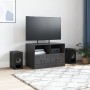 Mueble para TV de acero negro 67x39x44 cm de vidaXL, Muebles TV - Ref: Foro24-841739, Precio: 90,99 €, Descuento: %