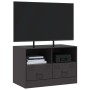 Mueble para TV de acero negro 67x39x44 cm de vidaXL, Muebles TV - Ref: Foro24-841739, Precio: 90,99 €, Descuento: %