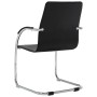 Silla de oficina voladiza de cuero sintético negra de vidaXL, Sillas de oficina - Ref: Foro24-289355, Precio: 98,83 €, Descue...