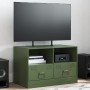 TV stand in olive green steel, 67x39x44 cm by vidaXL, TV Furniture - Ref: Foro24-841747, Price: 95,99 €, Discount: %