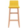 Kitchen stools 2 units mustard yellow fabric by vidaXL, Kitchen stools - Ref: Foro24-289404, Price: 113,20 €, Discount: %