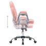 Silla de oficina giratoria de cuero sintético rosa de vidaXL, Sillas de oficina - Ref: Foro24-289361, Precio: 136,39 €, Descu...