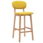 Kitchen stools 2 units fabric mustard yellow by vidaXL, Kitchen stools - Ref: Foro24-289374, Price: 157,07 €, Discount: %