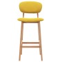 Kitchen stools 2 units fabric mustard yellow by vidaXL, Kitchen stools - Ref: Foro24-289374, Price: 157,07 €, Discount: %