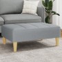 Light gray fabric footrest 77x55x31 cm by vidaXL, Ottomans - Ref: Foro24-4007362, Price: 79,75 €, Discount: %