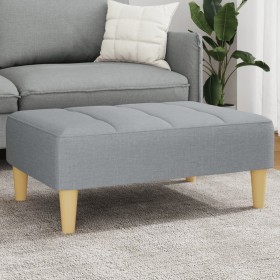 Light gray fabric footrest 77x55x31 cm by vidaXL, Ottomans - Ref: Foro24-4007362, Price: 79,99 €, Discount: %