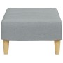 Light gray fabric footrest 77x55x31 cm by vidaXL, Ottomans - Ref: Foro24-4007362, Price: 79,75 €, Discount: %