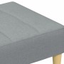 Light gray fabric footrest 77x55x31 cm by vidaXL, Ottomans - Ref: Foro24-4007362, Price: 79,75 €, Discount: %