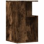 Mesa auxiliar madera de ingeniería roble ahumado 35x35x60 cm de vidaXL, Mesas de centro - Ref: Foro24-840741, Precio: 47,18 €...