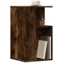 Mesa auxiliar madera de ingeniería roble ahumado 35x35x60 cm de vidaXL, Mesas de centro - Ref: Foro24-840741, Precio: 47,18 €...