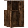 Mesa auxiliar madera de ingeniería roble ahumado 35x35x60 cm de vidaXL, Mesas de centro - Ref: Foro24-840741, Precio: 47,18 €...