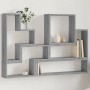 Wall shelf engineered wood Sonoma gray 96x12x64 cm by vidaXL, Shelves and shelves - Ref: Foro24-840805, Price: 51,63 €, Disco...